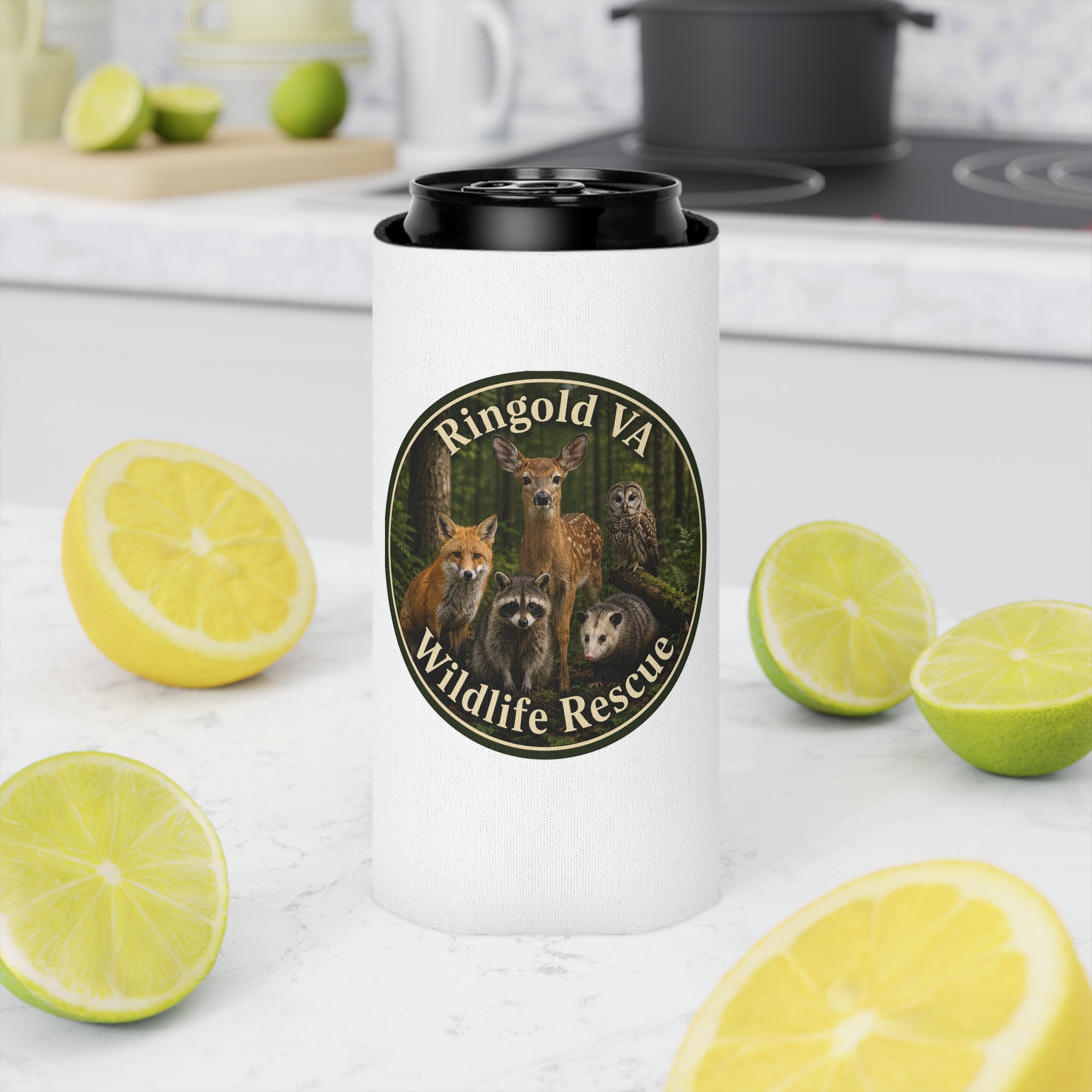 Can Cooler - Ringgold VA Wildlife Rescue 'Wildlife Supporter' Can Cooler