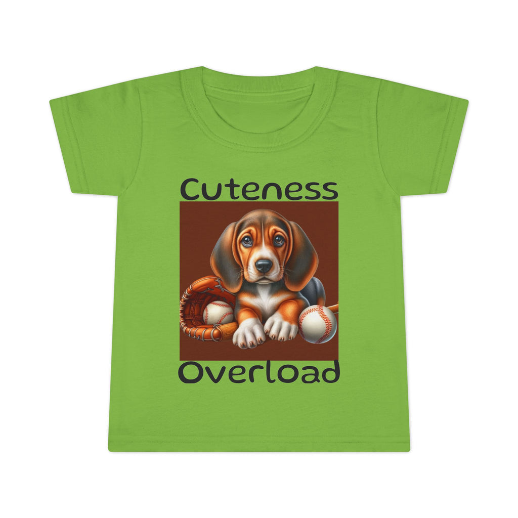 Cute Dog Toddler T-Shirt - Fun Animal Graphic Tee for Kids