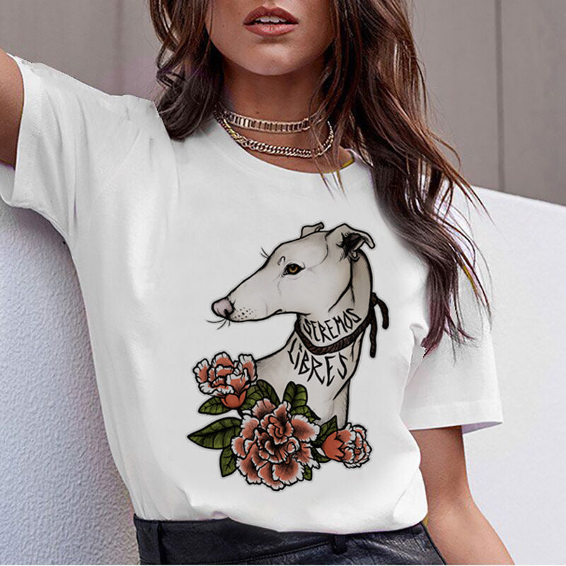 Dog Digital Print T-shirt / Different breeds