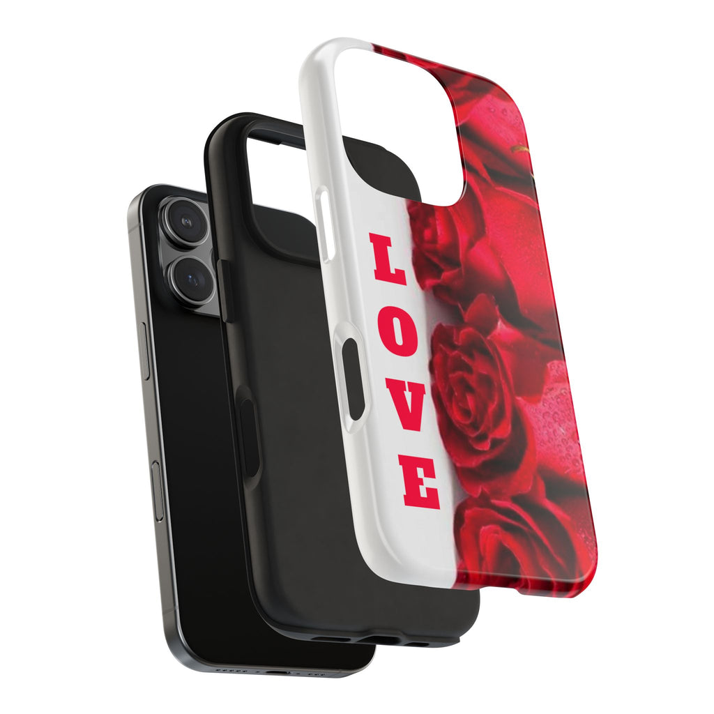 Romantic Rose Love Phone Case - Floral Valentine's Gift