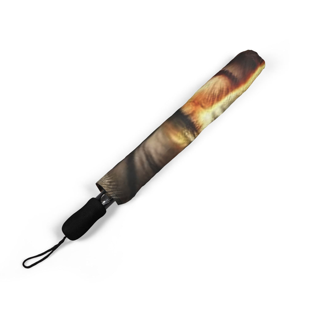 Cat-Themed Semi-Automatic Foldable Umbrella - Cute Pet Lover Gift
