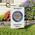 Garden Flag - "We Support Homeward Trails Animal Rescue" Animal Lives Matter Outdoor Banner