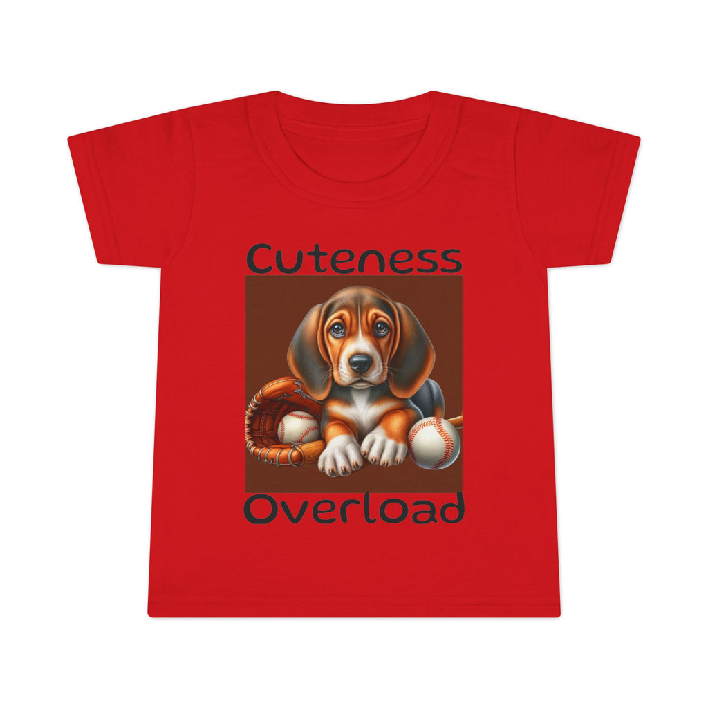 Cute Dog Toddler T-Shirt - Fun Animal Graphic Tee for Kids