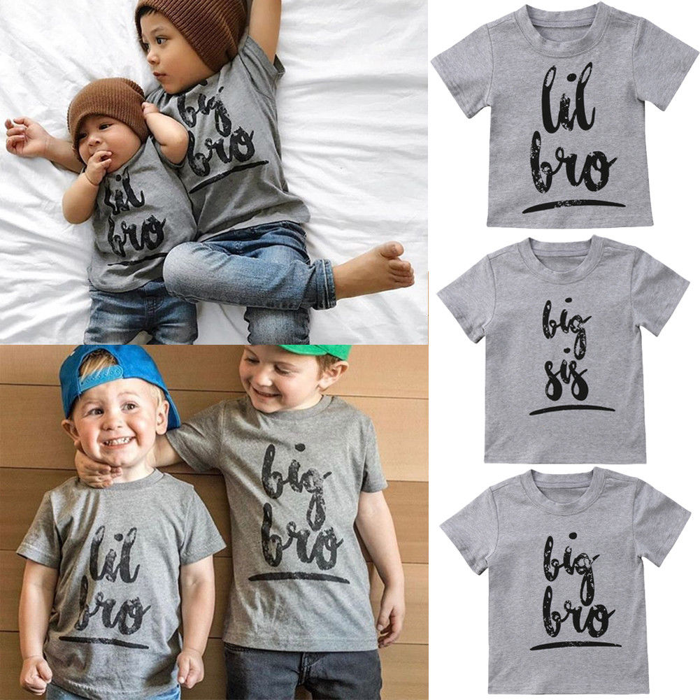 Big Bro / Lil Bro / Big Sis / T-Shirt / Infant (0-24 mos,) / Toddler 2-7 yrs.