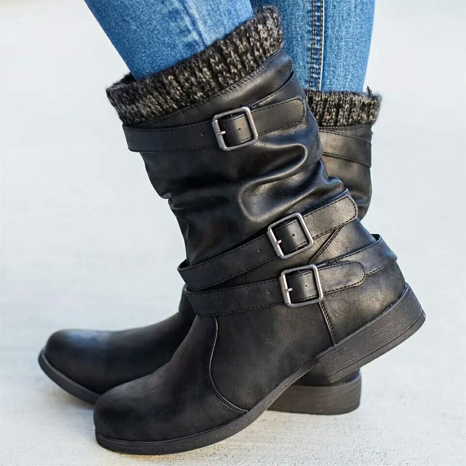 Winter new products low heel 40-43 women's boots / Women US size 5 - 12