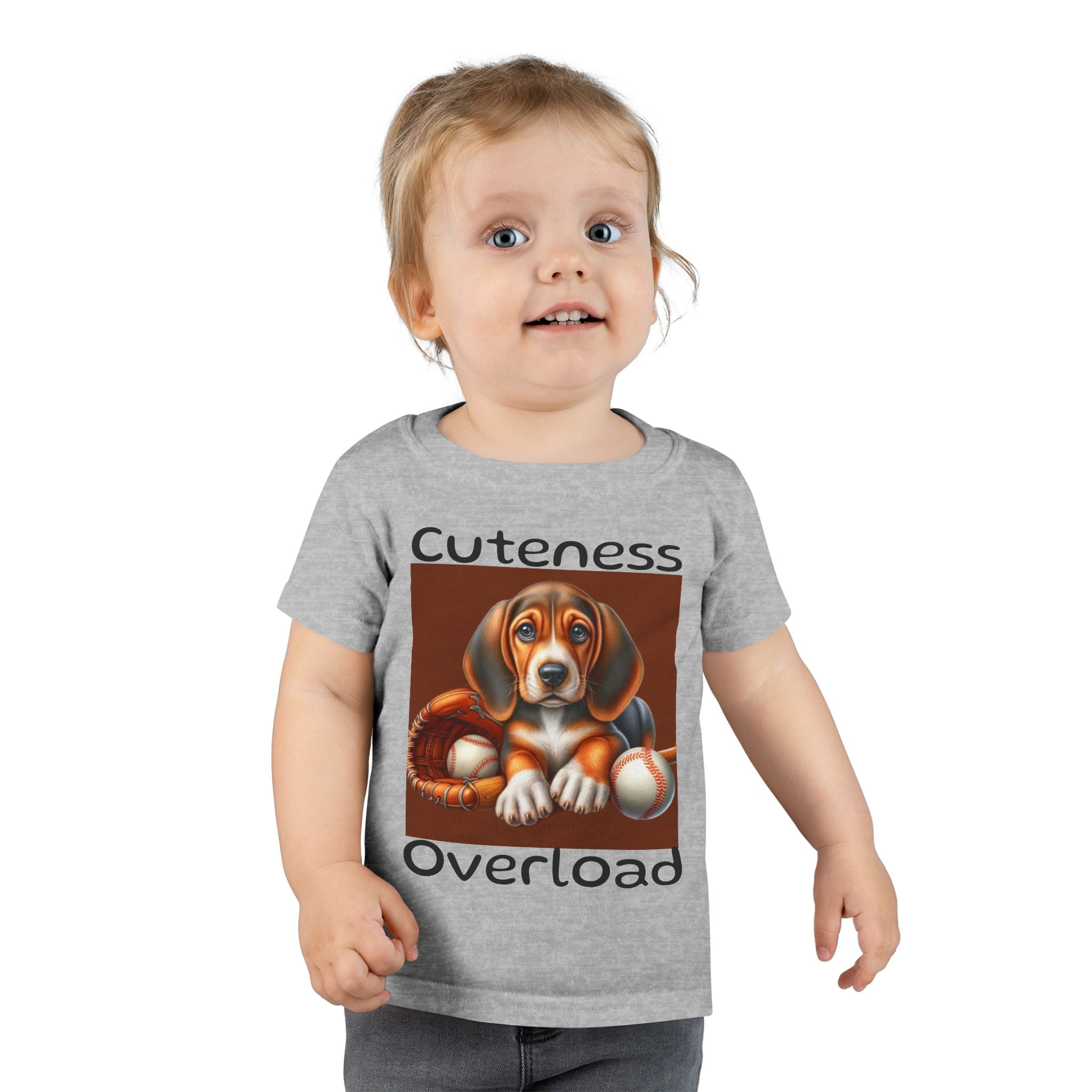 Cute Dog Toddler T-Shirt - Fun Animal Graphic Tee for Kids