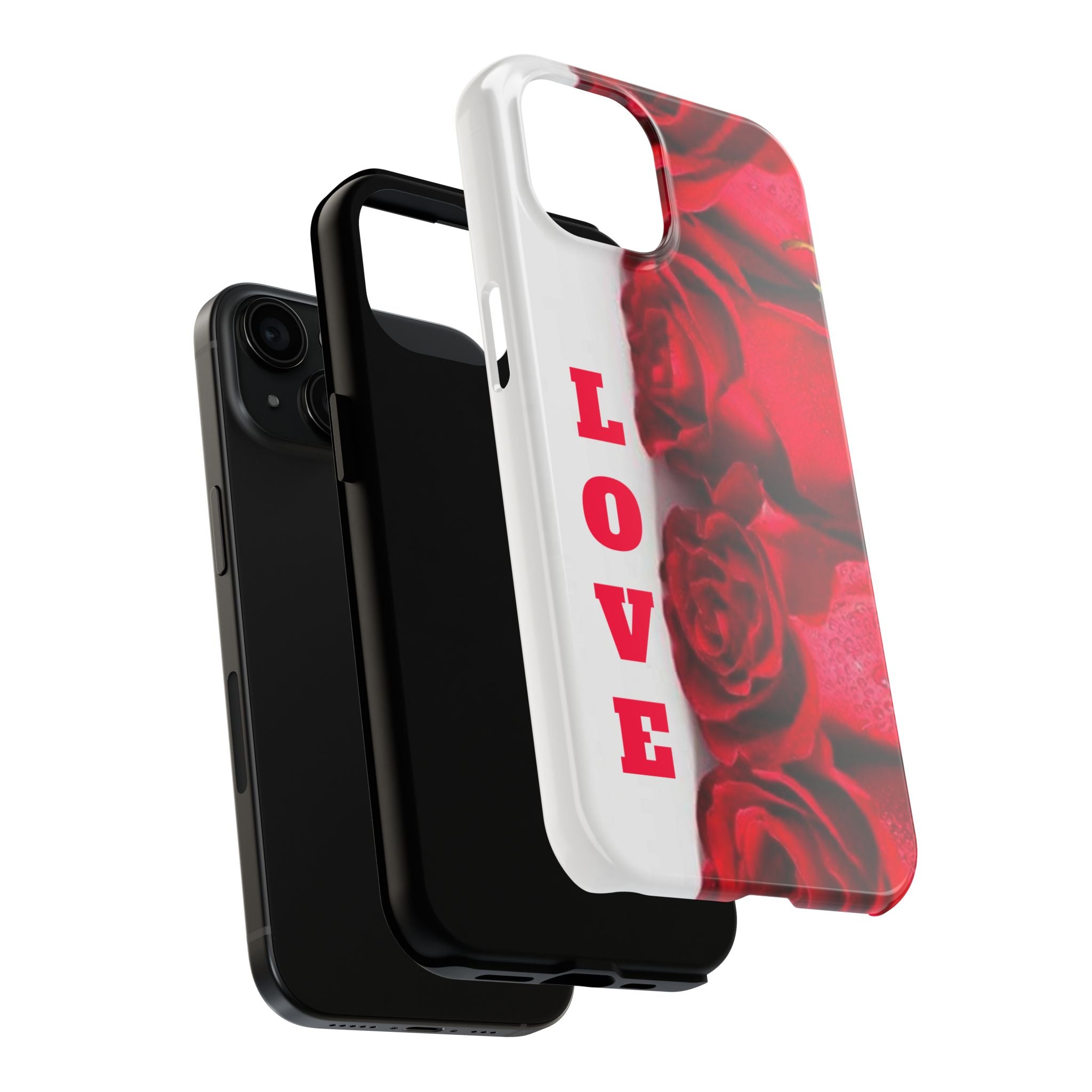 Romantic Rose Love Phone Case - Floral Valentine's Gift