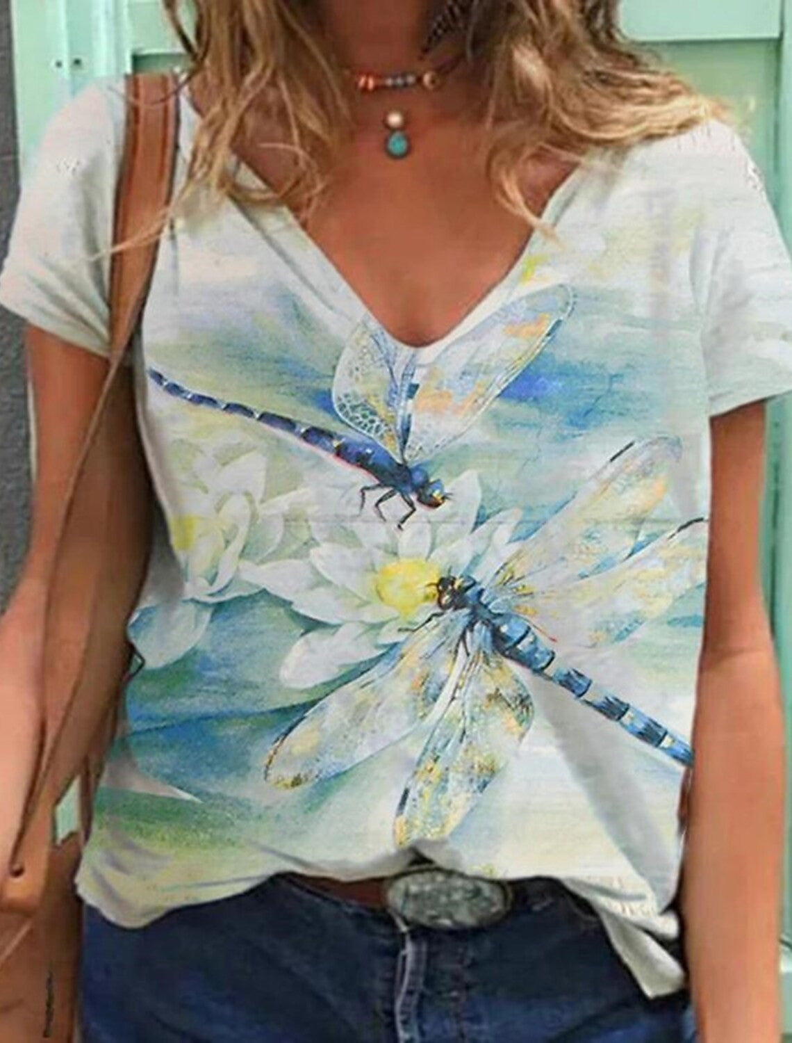 Fashion Cat Printing Women and Teen's T-shirt / plus size