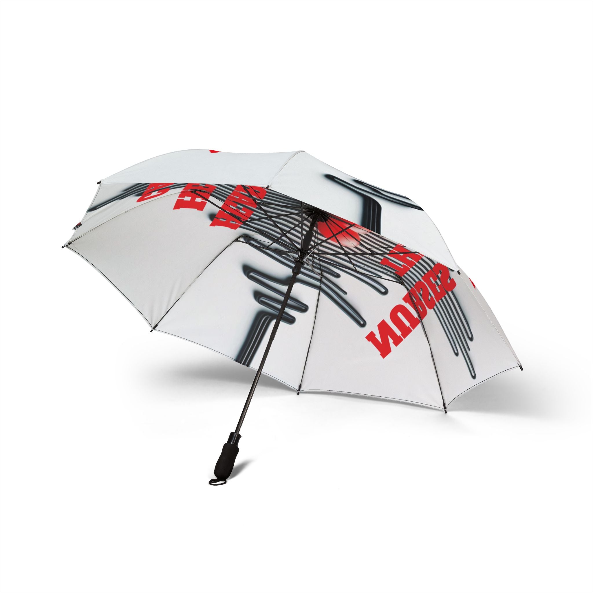 Heart Beats Semi-Automatic Foldable Umbrella - Gift for Nurses & Music Lovers
