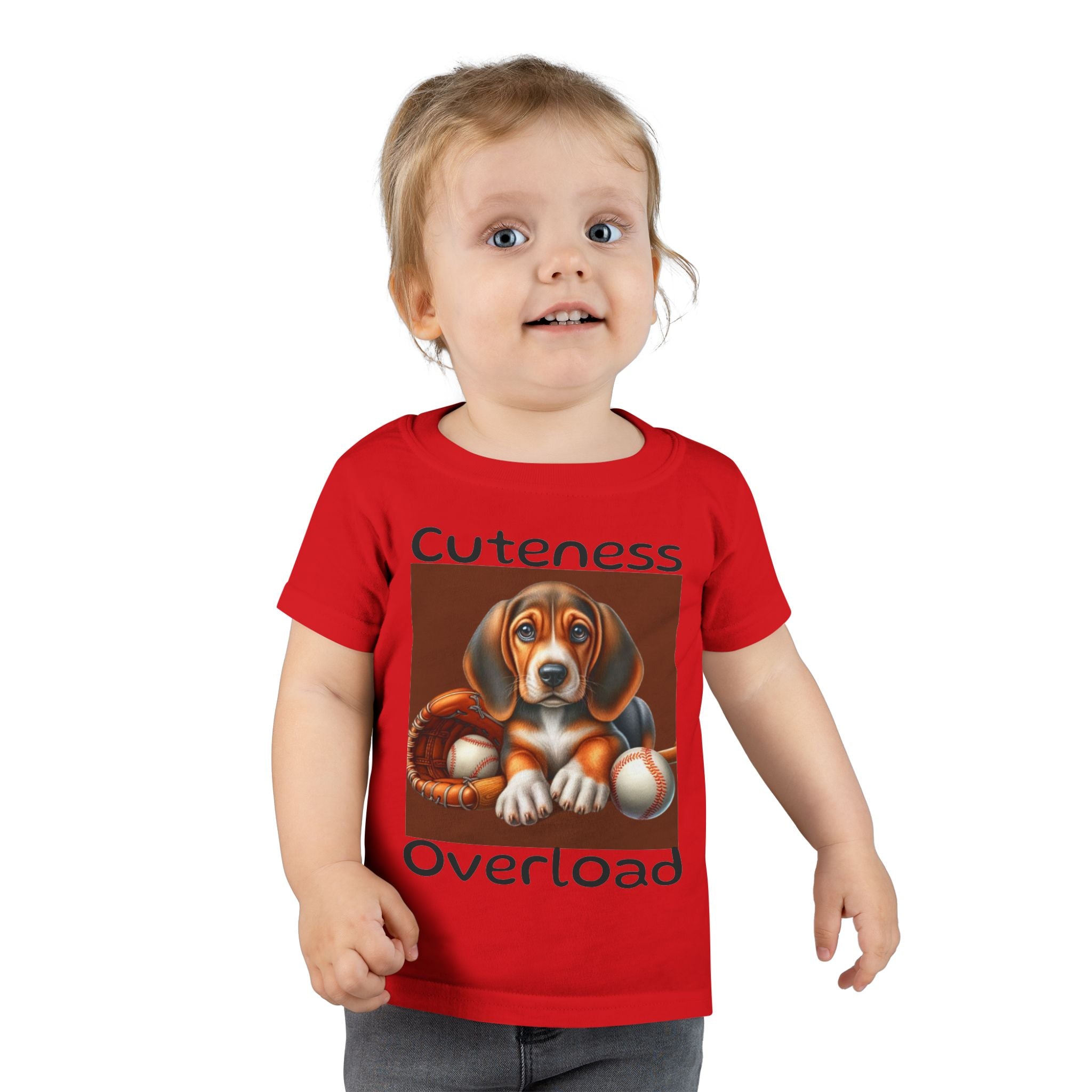 Cute Dog Toddler T-Shirt - Fun Animal Graphic Tee for Kids