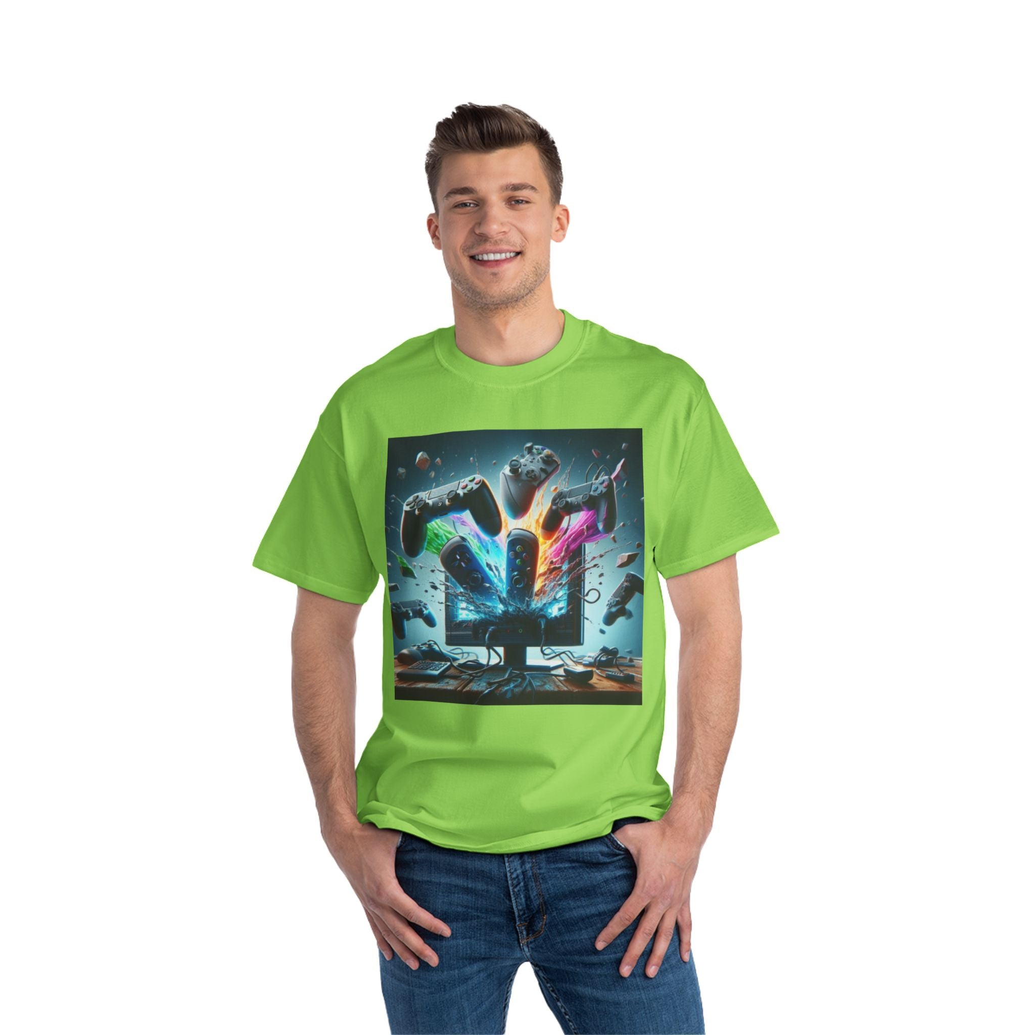 Gaming Explosion T-Shirt - Unisex Gamer Tee for Video Game Lovers