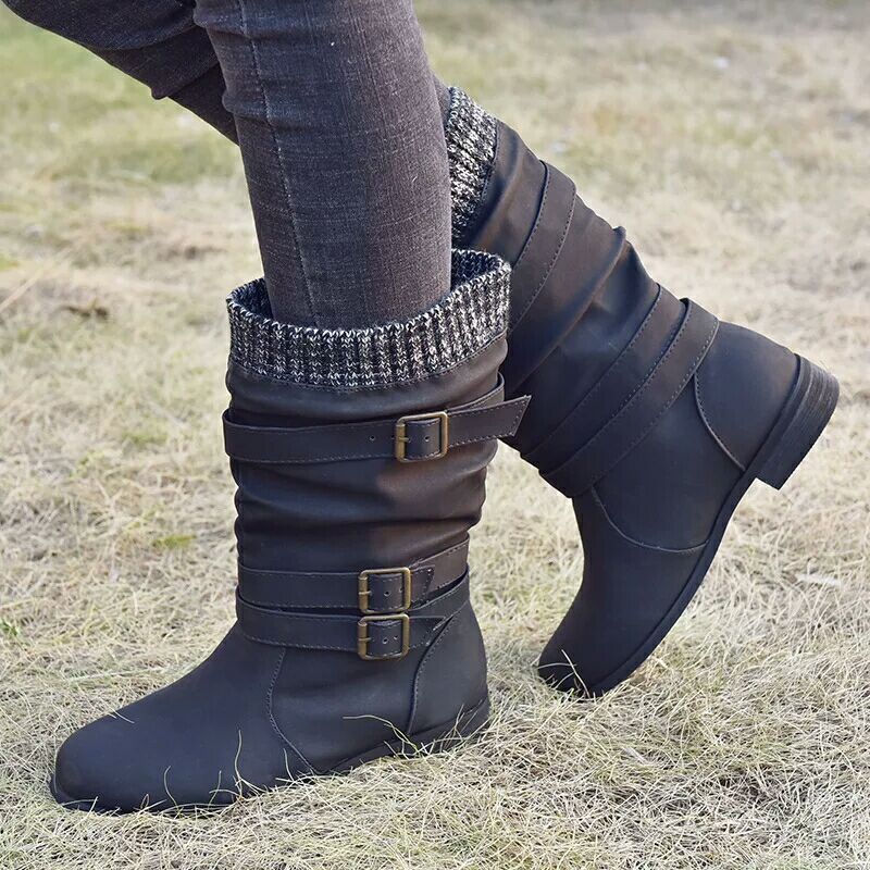 Winter new products low heel 40-43 women's boots / Women US size 5 - 12