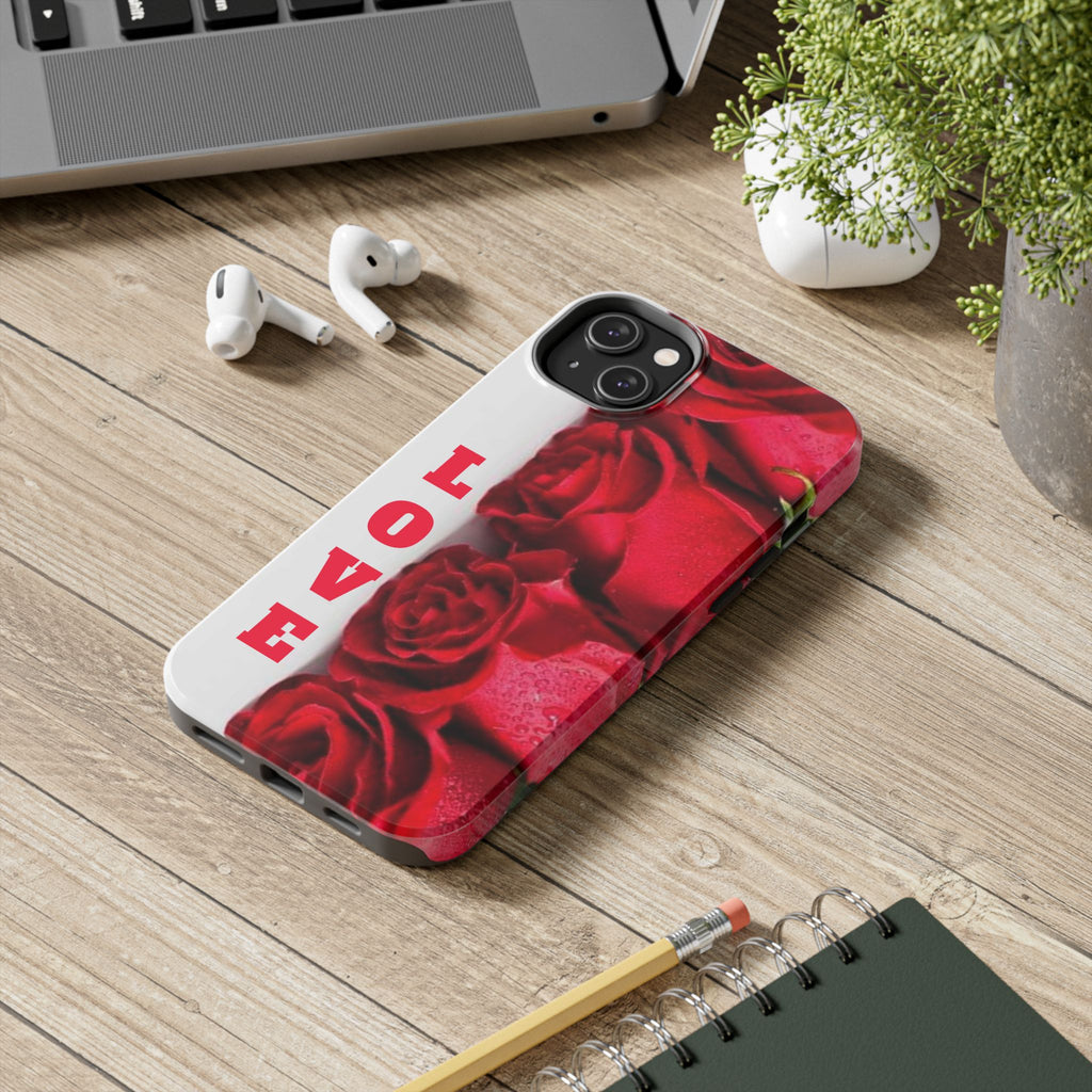 Romantic Rose Love Phone Case - Floral Valentine's Gift