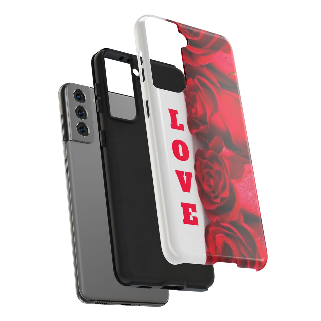 Romantic Rose Love Phone Case - Floral Valentine's Gift