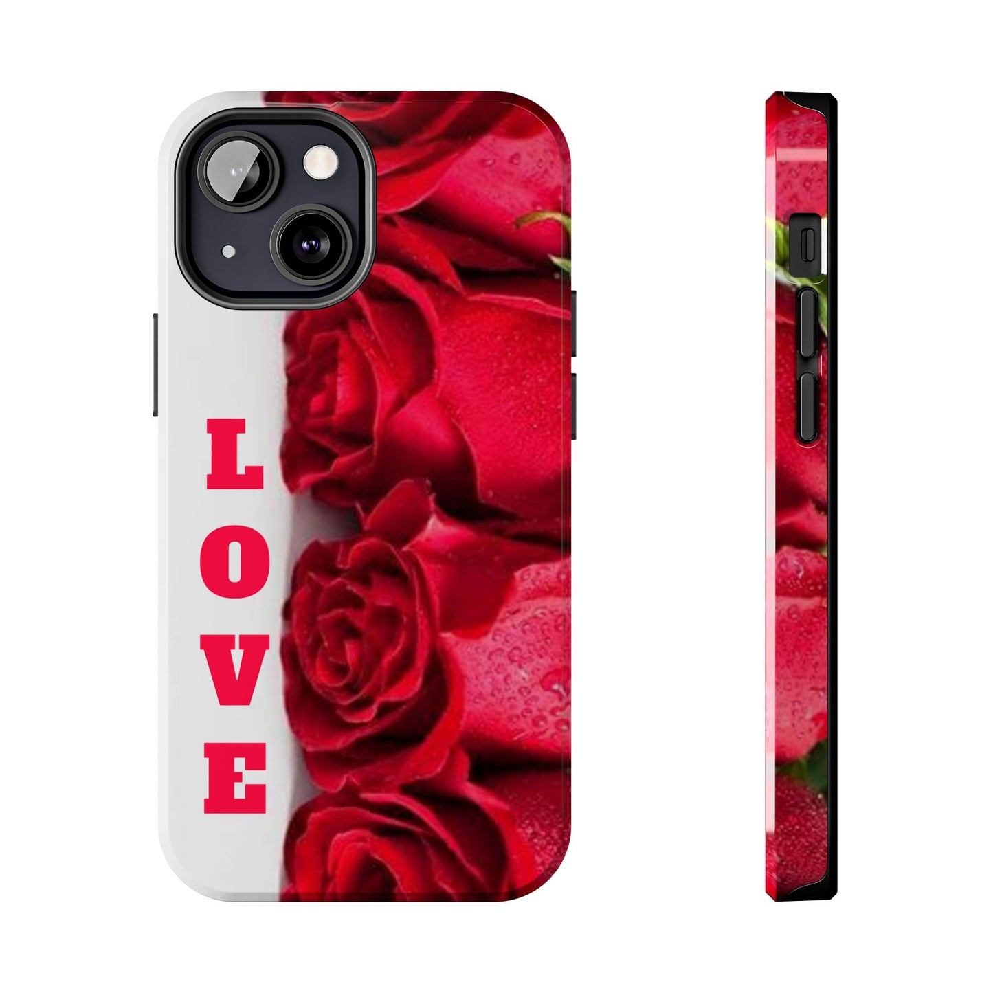 Electronics / Tech & Gadgets: Romantic Rose Love Phone Case, Valentine's Gift, Floral Protective Cover, Cute Phone Accessory, Thoughtful Gift Idea