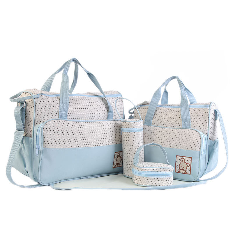 5pc. Large Capacity Diaper Bag Set
