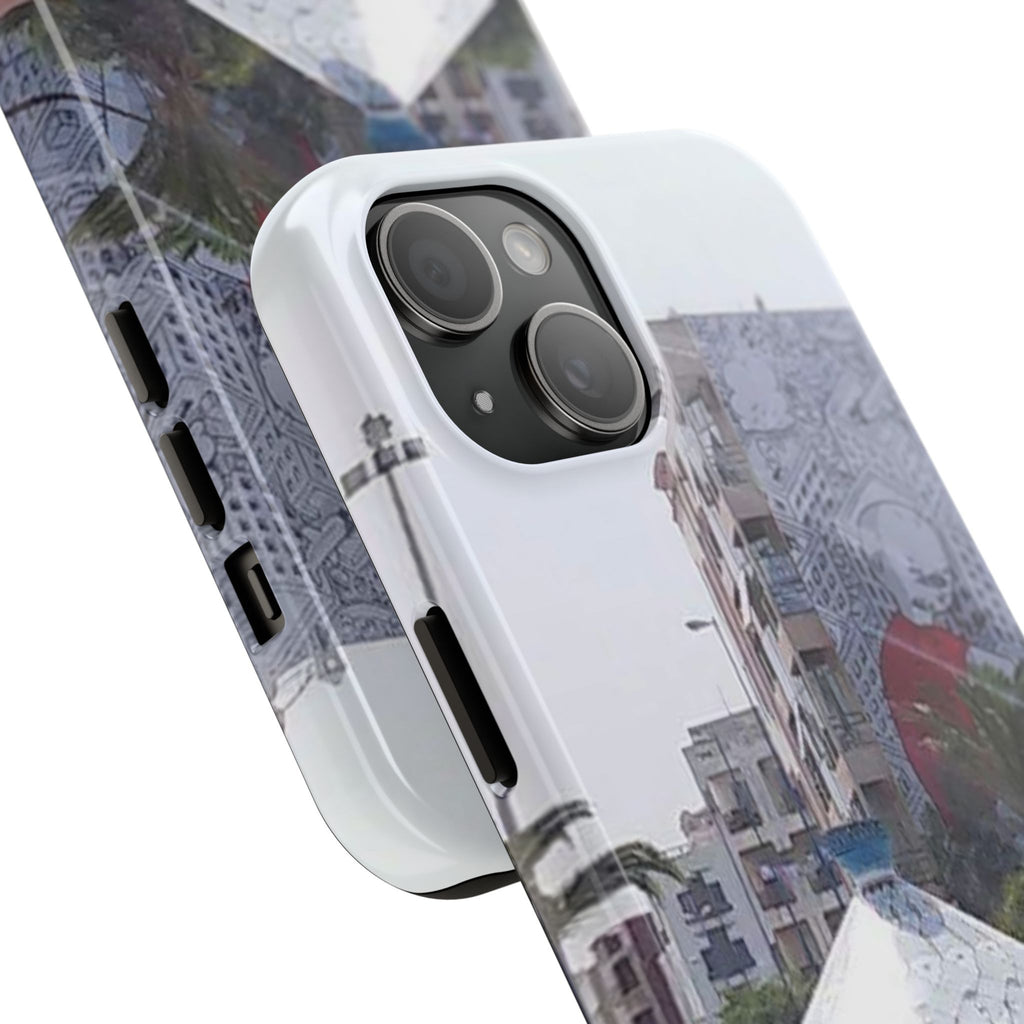iPhone 15 Tough Phone Case | Safi Morocco Landmark Design