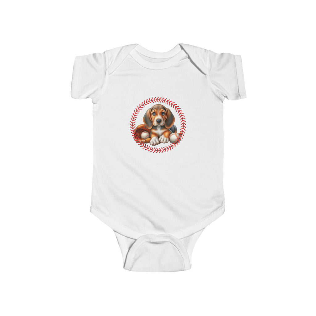 Adorable Puppy Baby Bodysuit - Cute Infant Onesie Gift