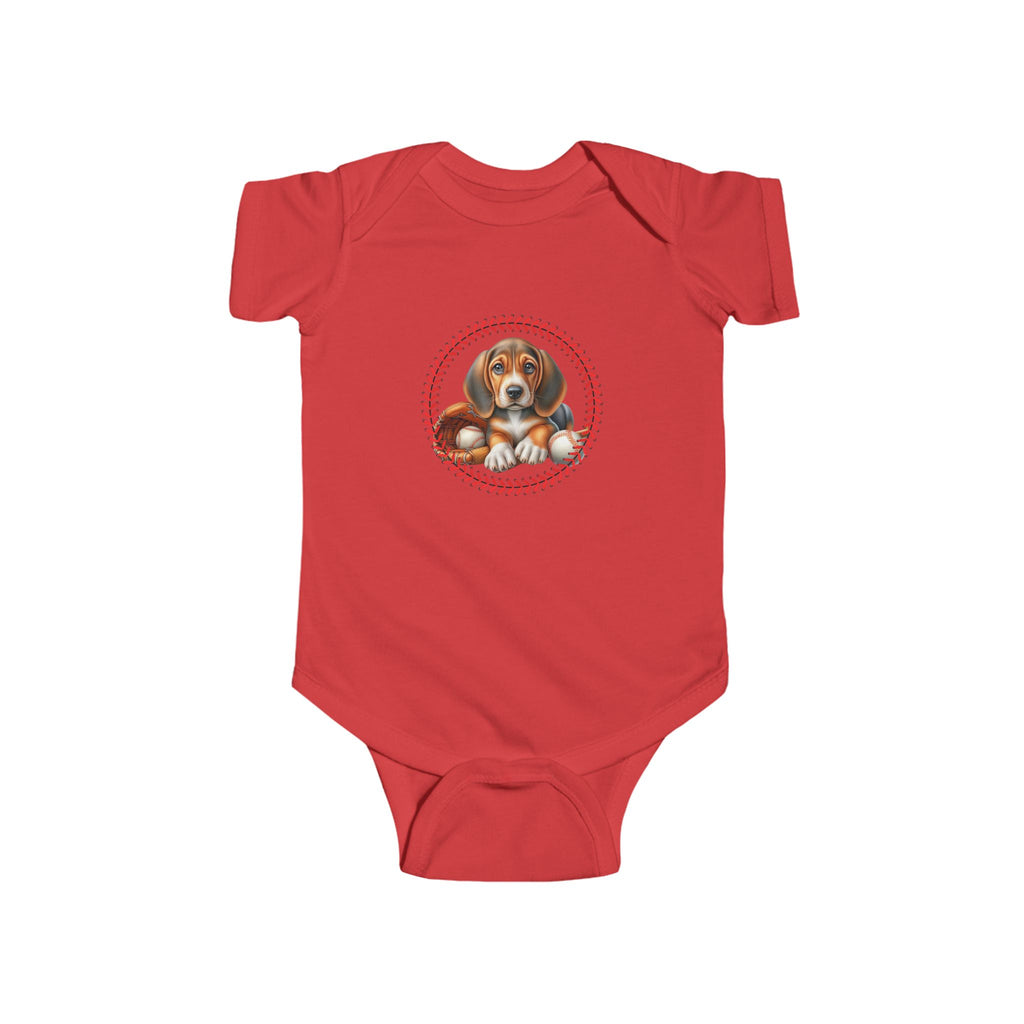 Adorable Puppy Baby Bodysuit - Cute Infant Onesie Gift