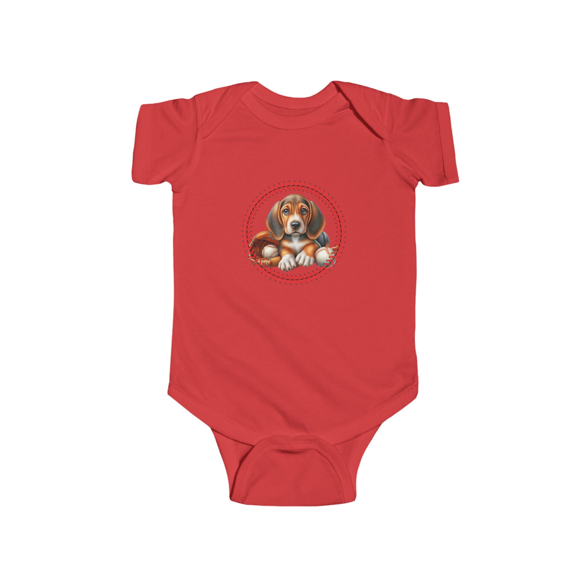 Adorable Puppy Baby Bodysuit - Cute Infant Onesie Gift
