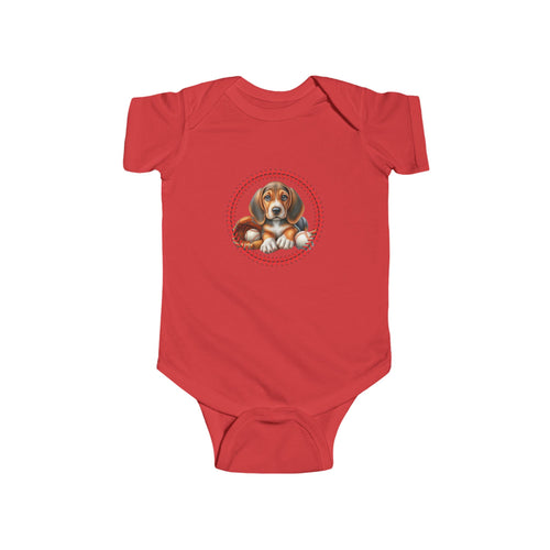 Adorable Puppy Baby Bodysuit - Cute Infant Onesie Gift