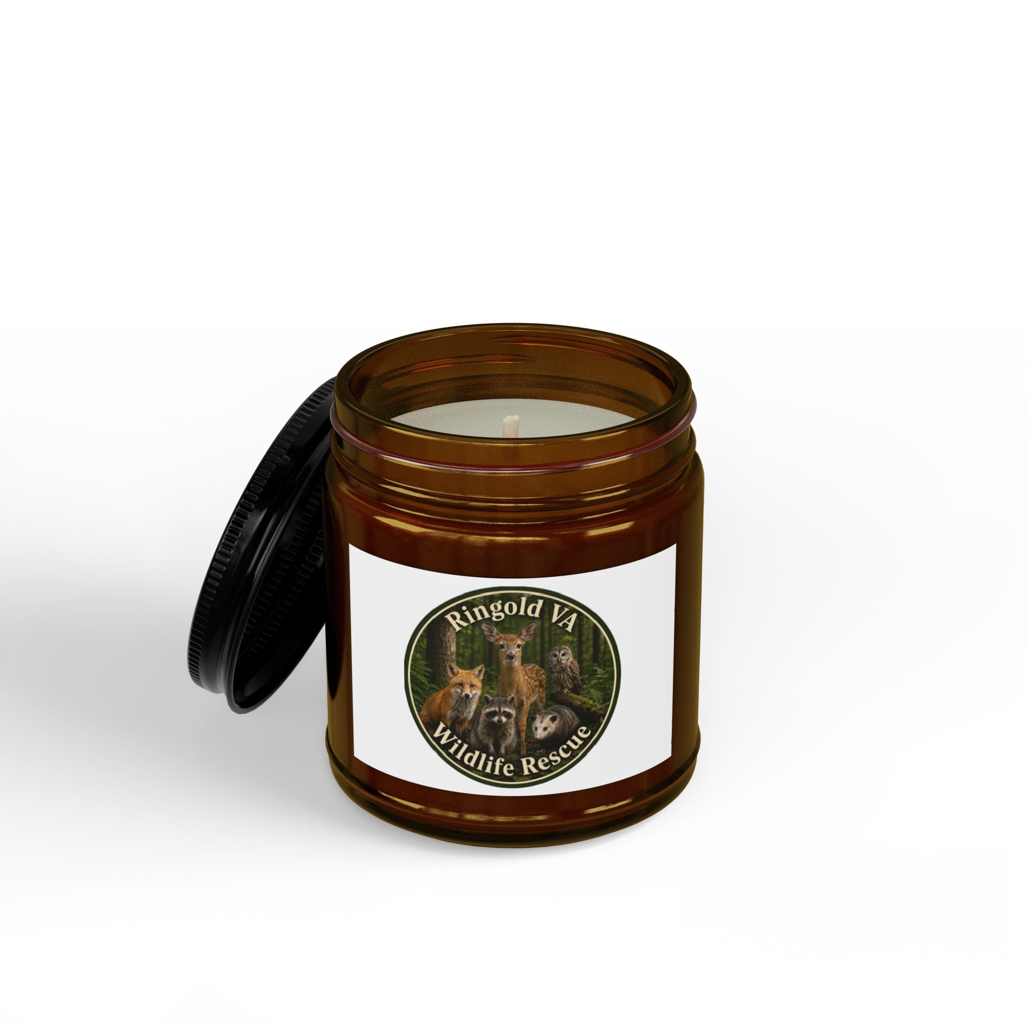 Wildlife Rescue Soy Candle - Ringgold VA Scented Jar (4oz & 9oz)