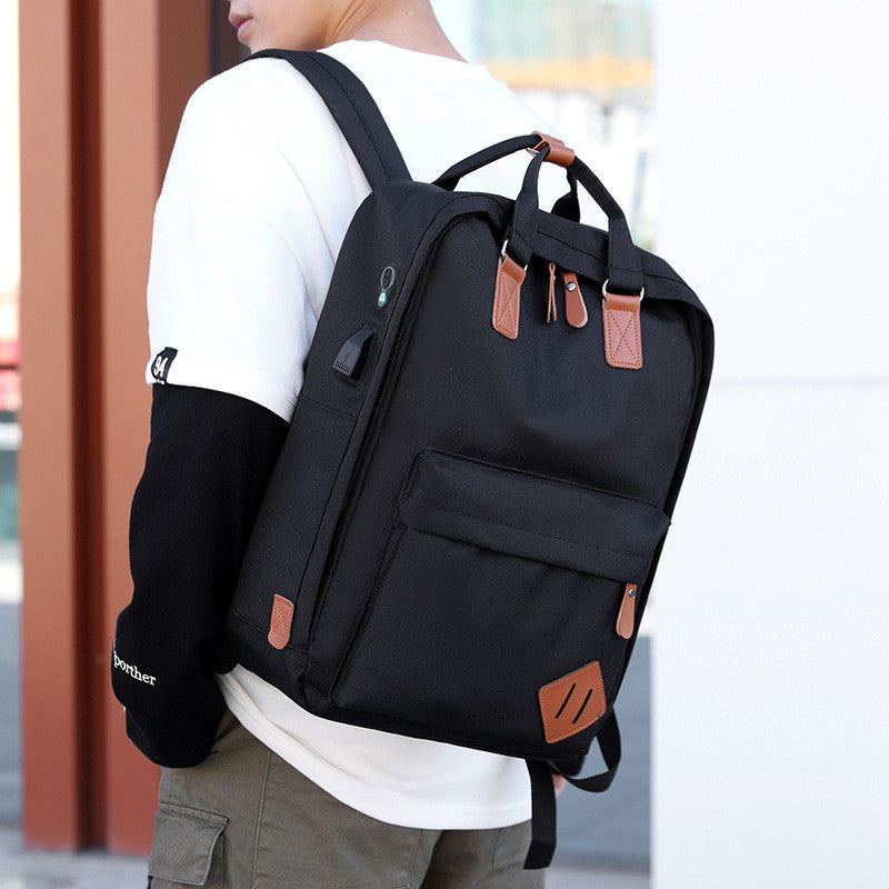 Backpack Male / Women Business Casual USB Computer Backpack Large Capacity