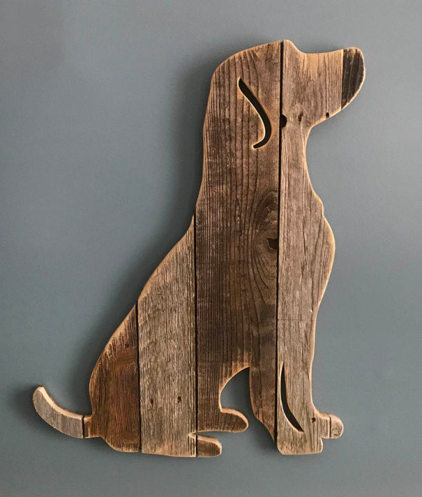 Home Dedor Pet Wood Art Products Decoration Crafts