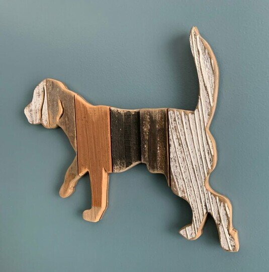 Home Dedor Pet Wood Art Products Decoration Crafts