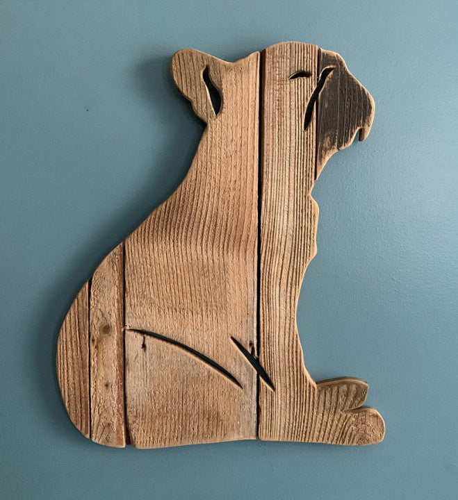 Home Dedor Pet Wood Art Products Decoration Crafts