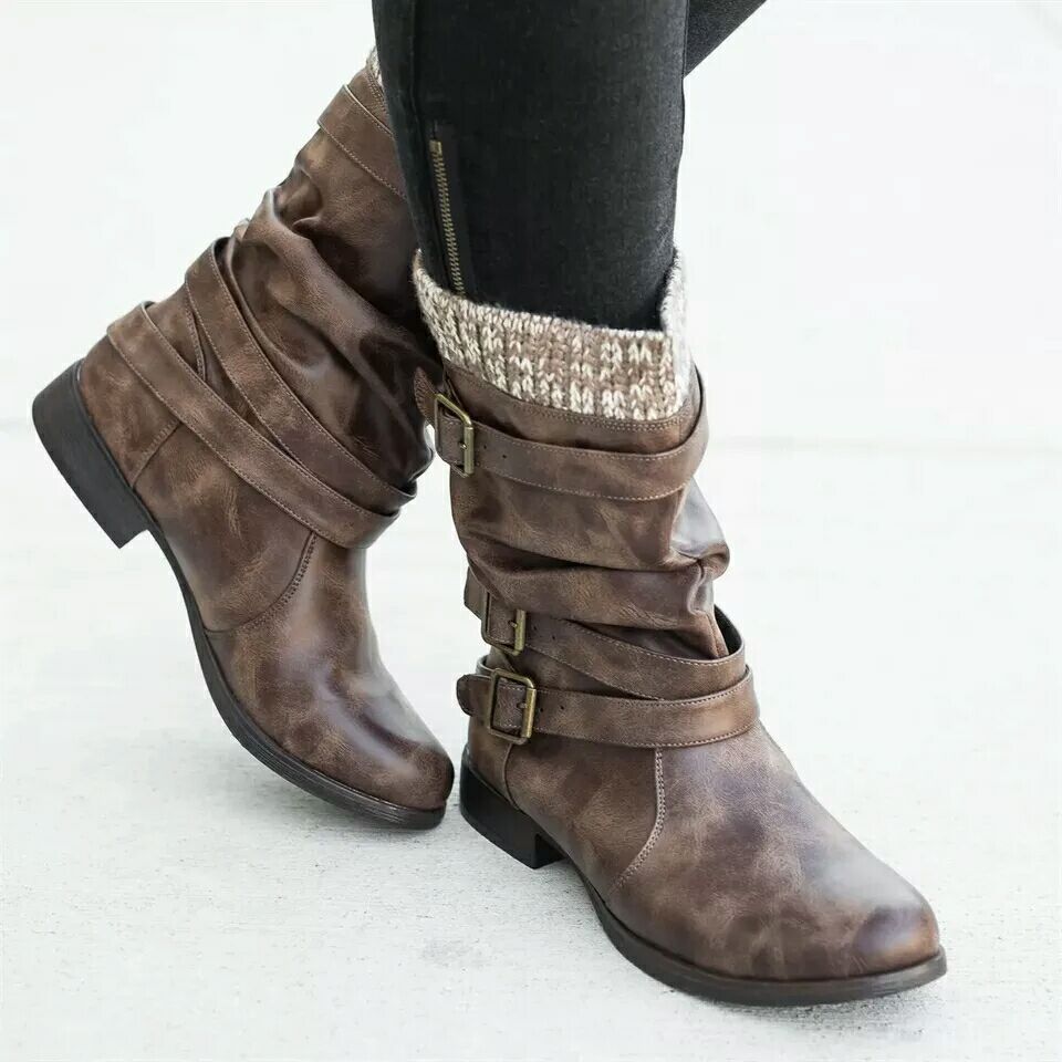 Winter new products low heel 40-43 women's boots / Women US size 5 - 12