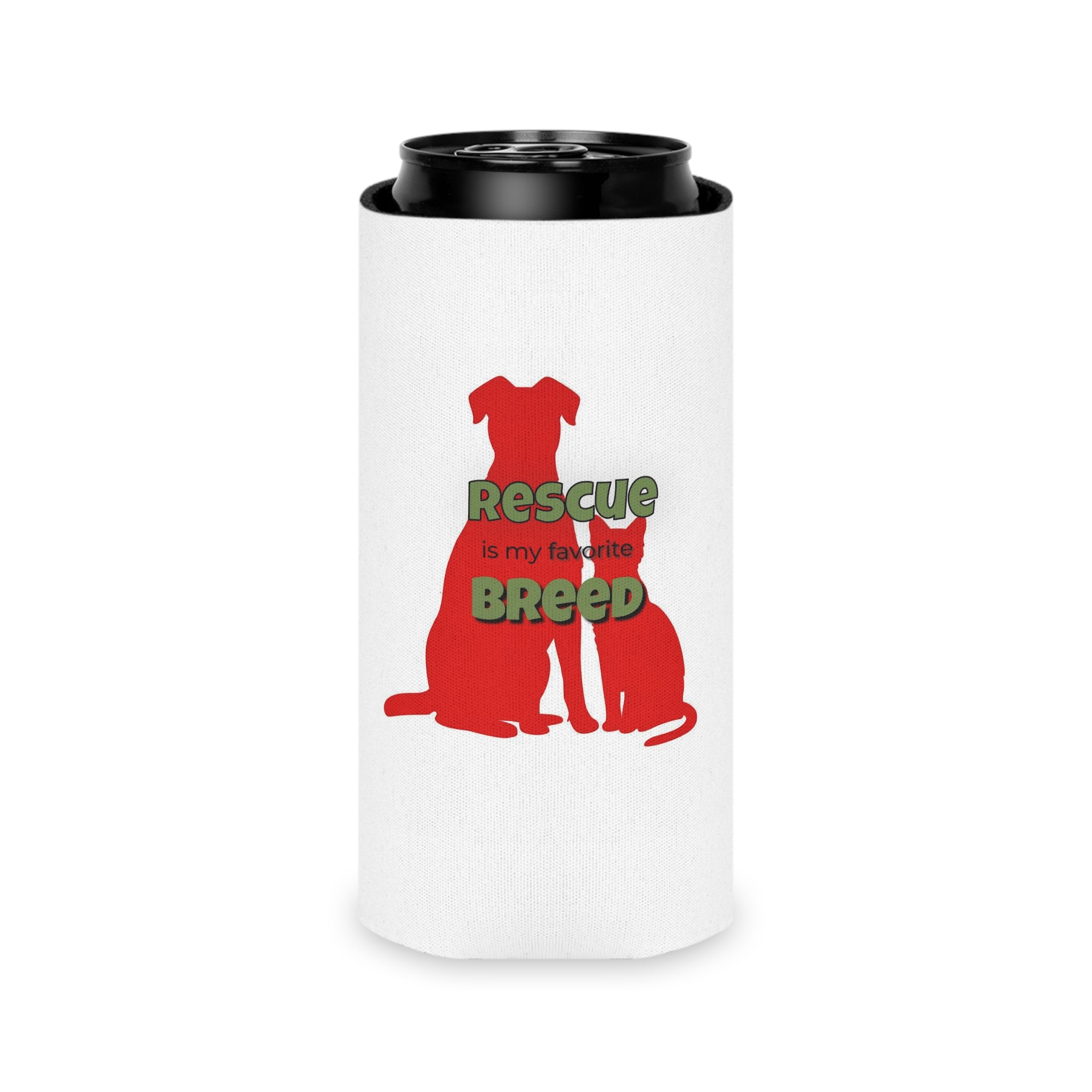 Can Cooler - Rescue Is My Favorite Breed / Rescues First Not Buy Dog Lover Can Cooler
