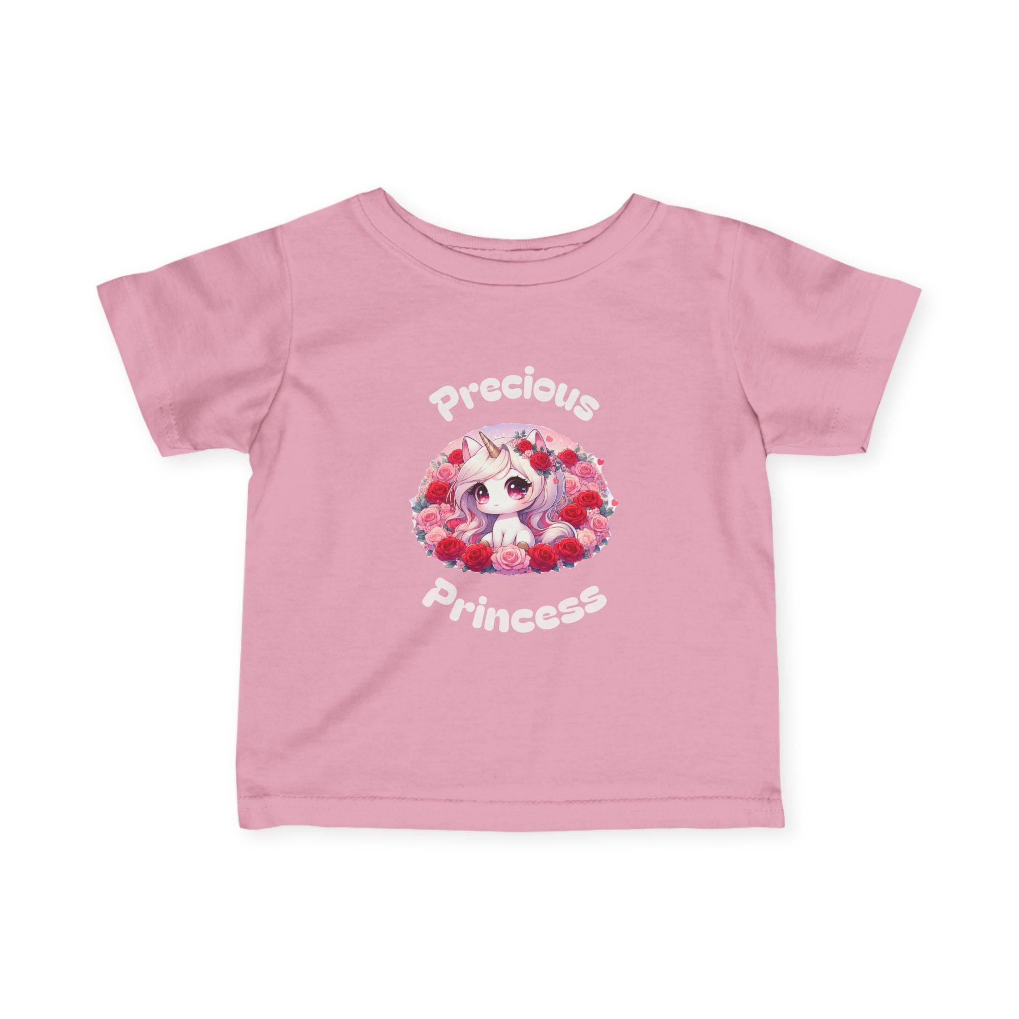 Cute Unicorn Infant Tee with Roses - Adorable Baby T-Shirt Gift