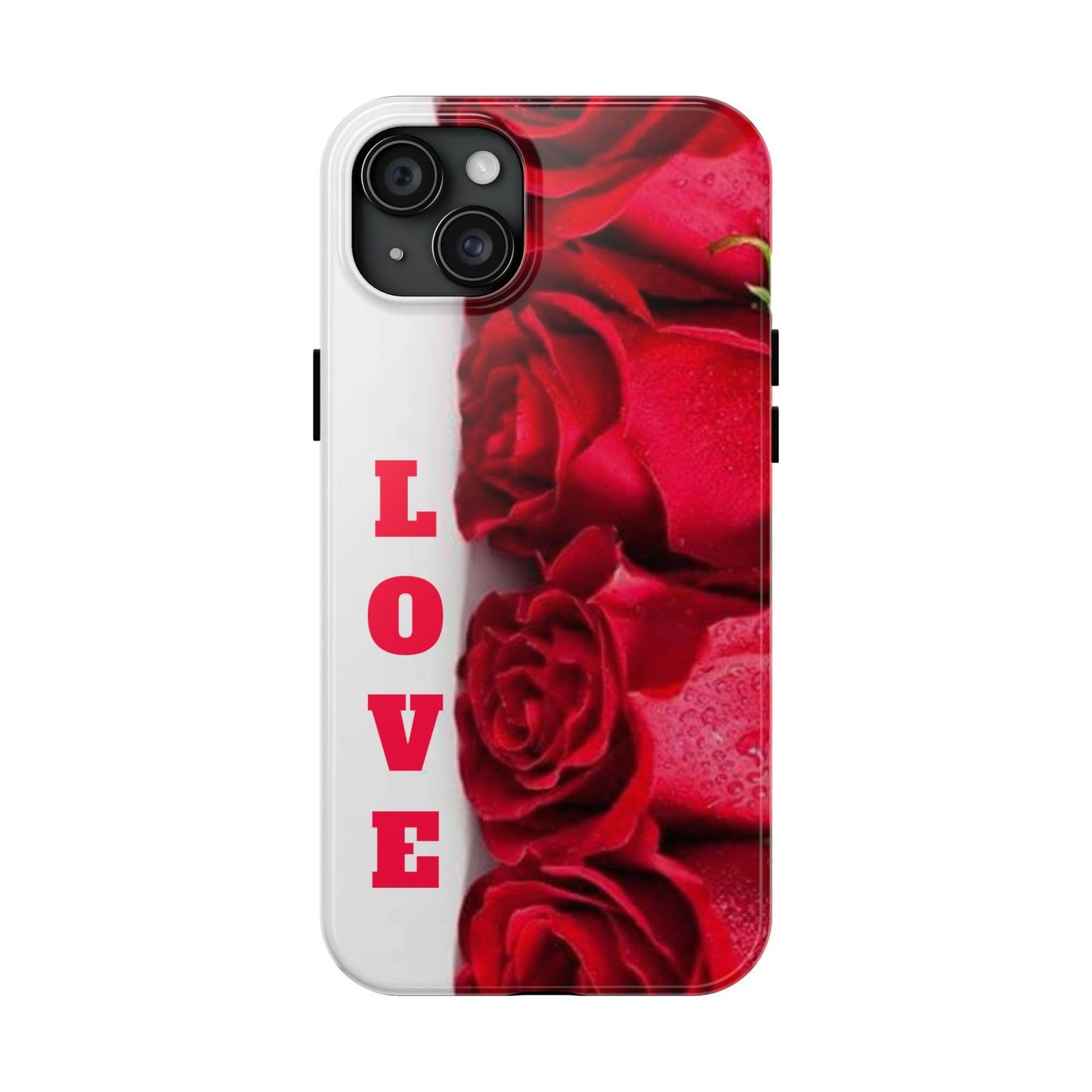 Electronics / Tech & Gadgets: Romantic Rose Love Phone Case, Valentine's Gift, Floral Protective Cover, Cute Phone Accessory, Thoughtful Gift Idea