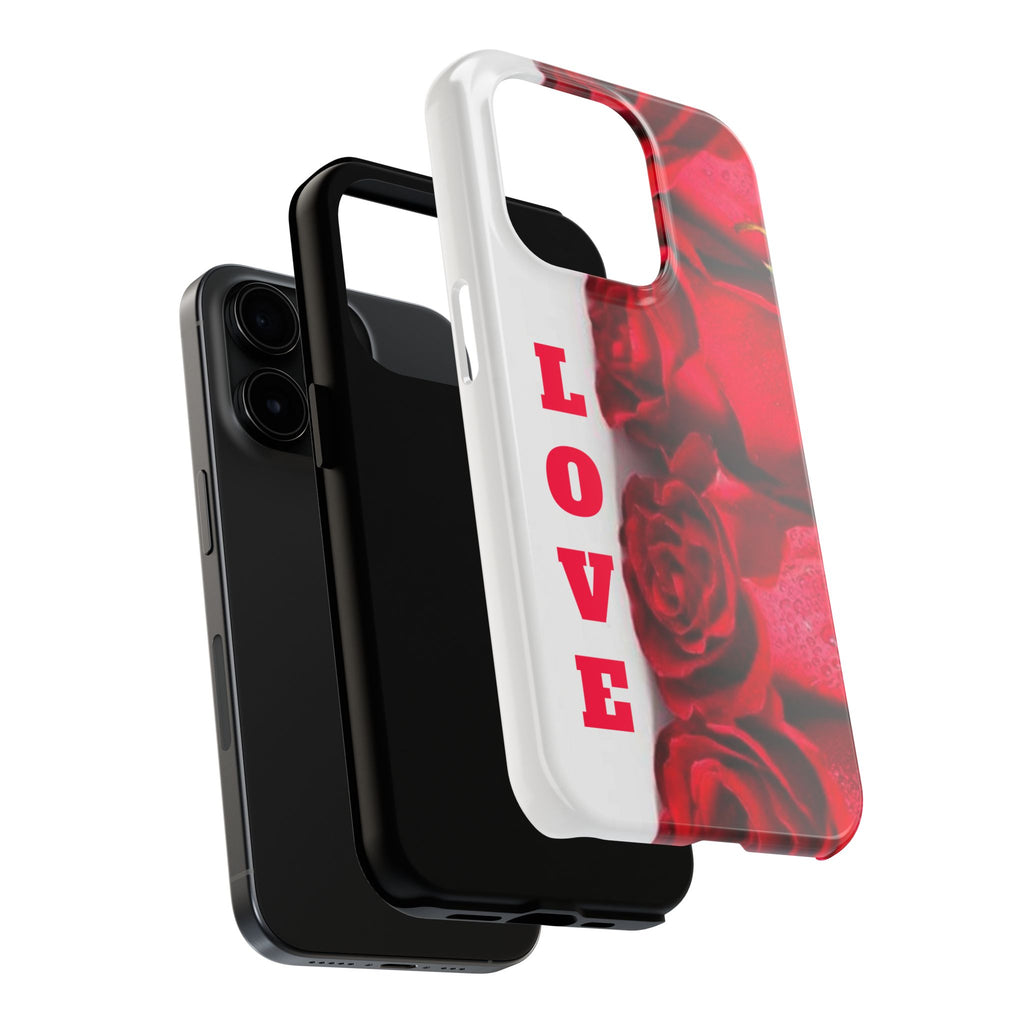 Romantic Rose Love Phone Case - Floral Valentine's Gift