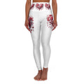 Floral High Waisted Yoga Leggings - Stylish Athleisure Workout Pants