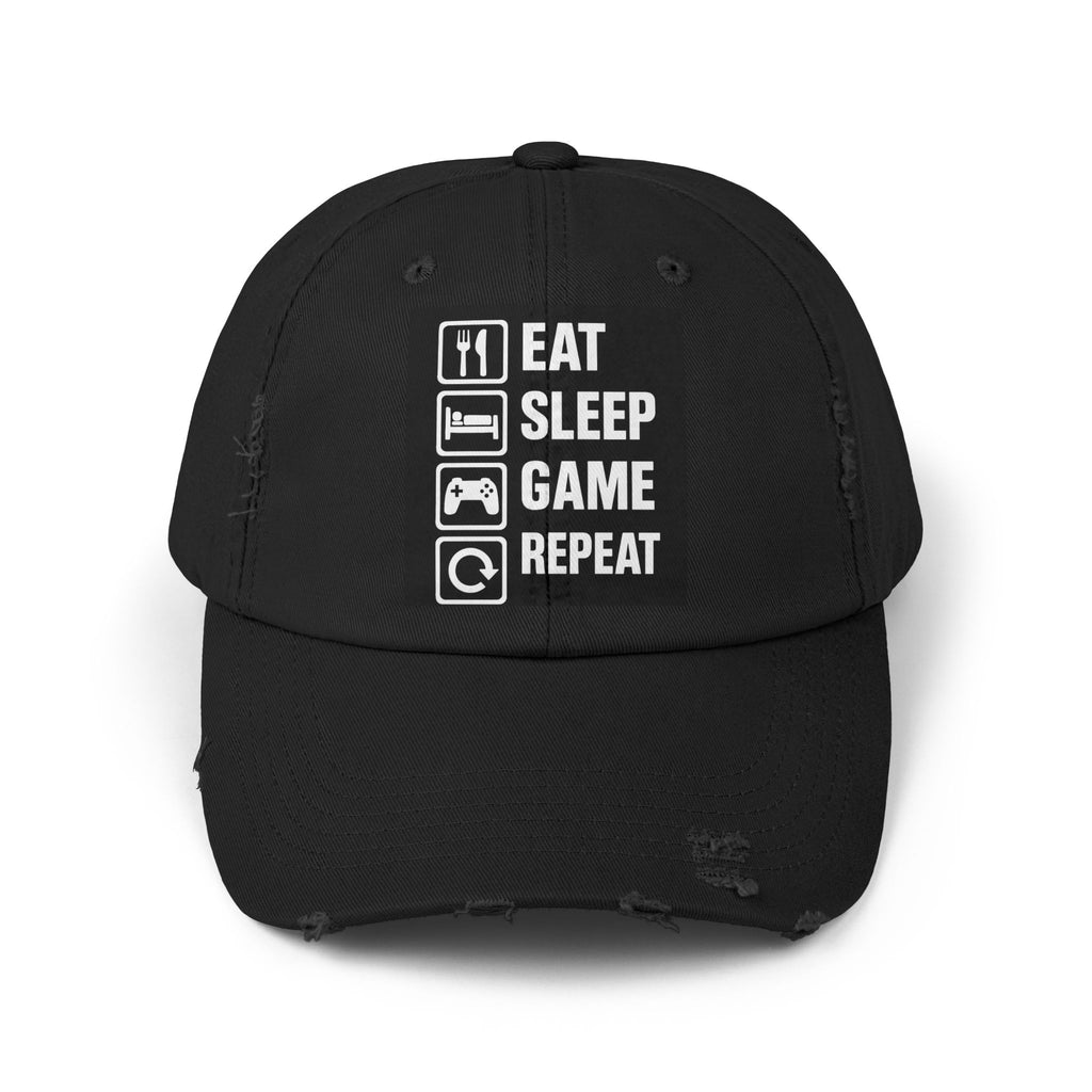 Gamers Baseball Cap - Distressed Unisex Hat for Gaming Enthusiasts