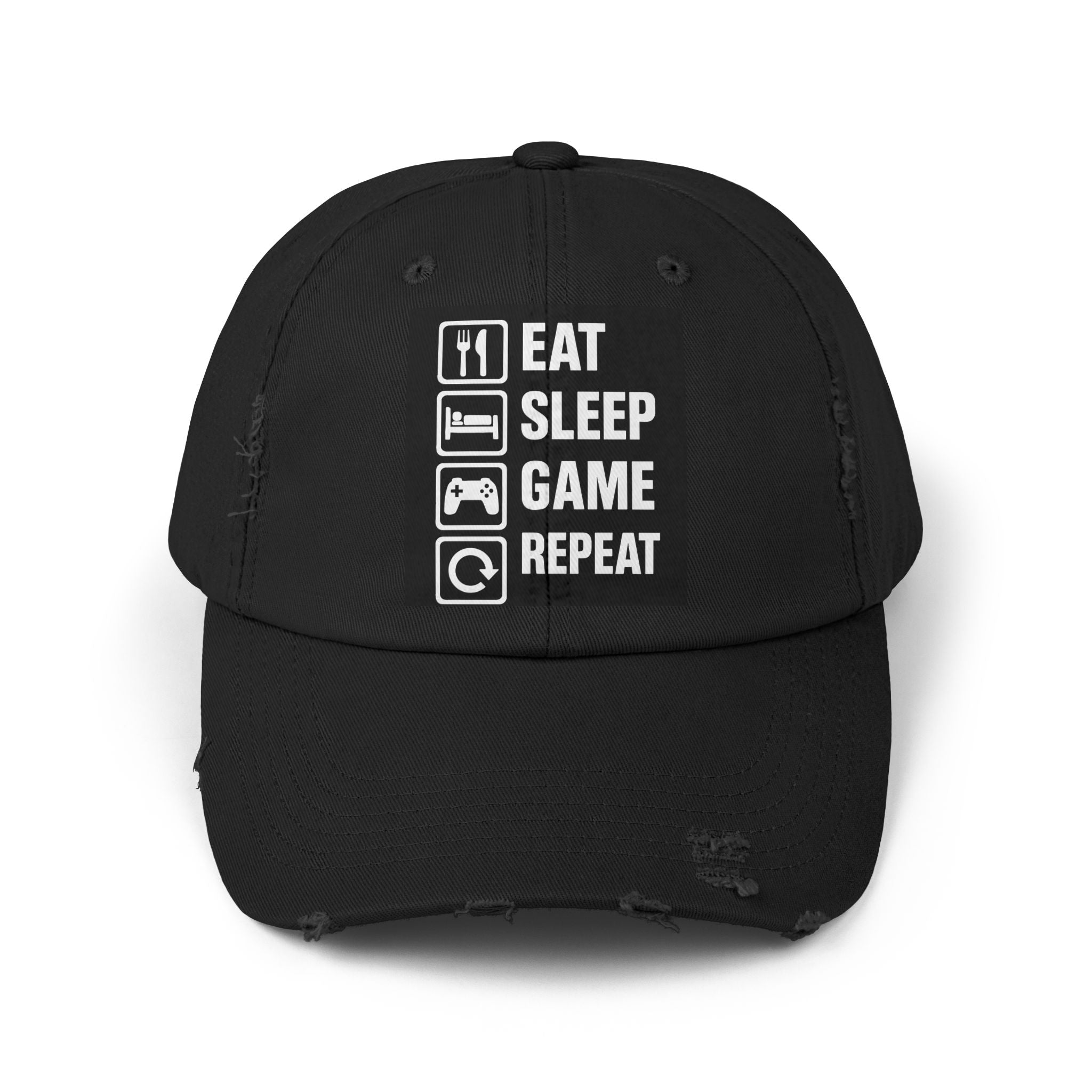 Gamers Baseball Cap - Distressed Unisex Hat for Gaming Enthusiasts