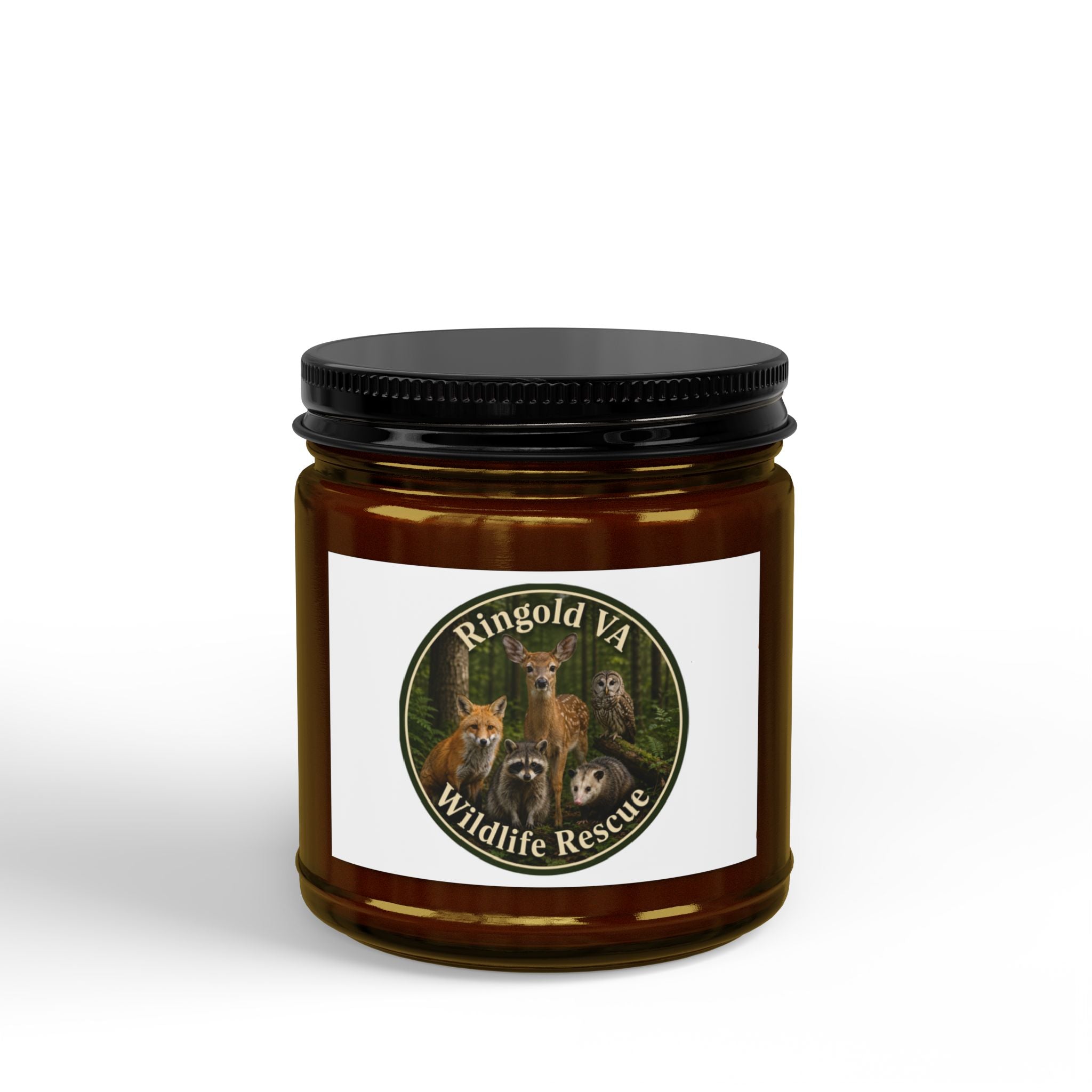 Wildlife Rescue Soy Candle - Ringgold VA Scented Jar (4oz & 9oz)