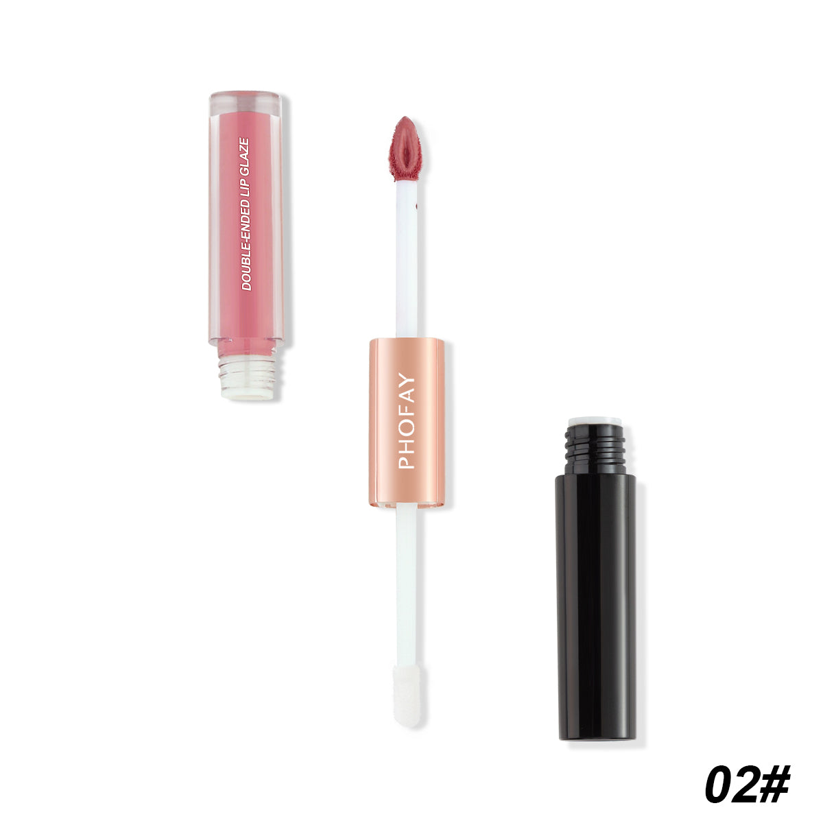 CL021 Double Head Non-stick Cup Lip Gloss / Color