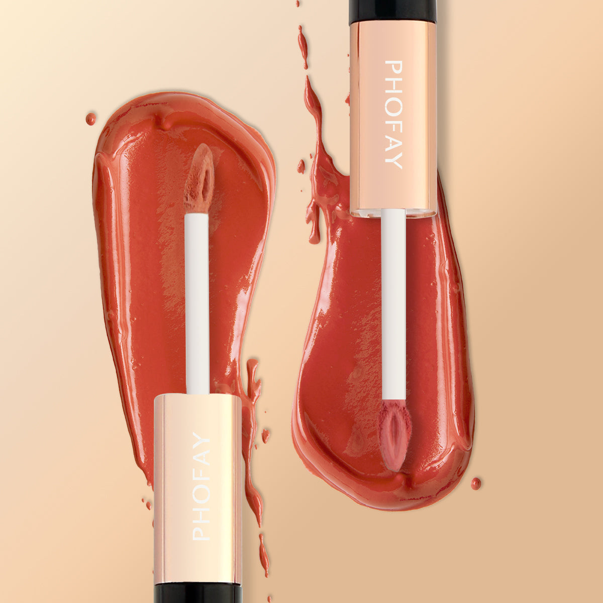 CL021 Double Head Non-stick Cup Lip Gloss / Color