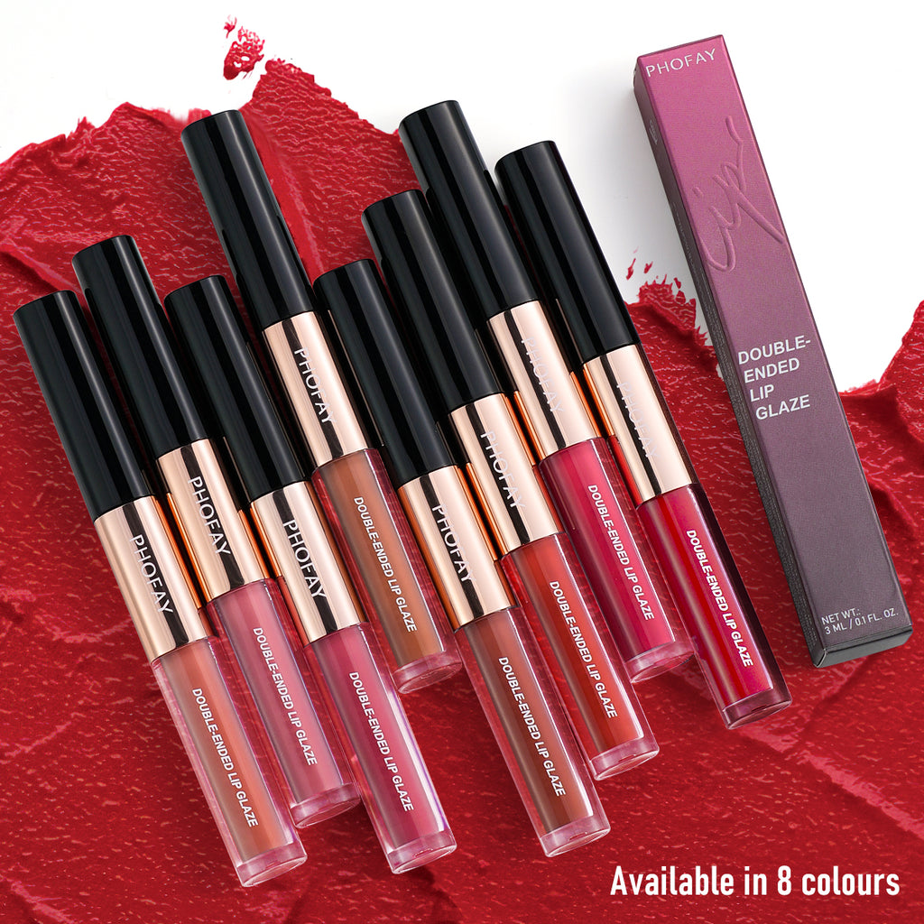 CL021 Double Head Non-stick Cup Lip Gloss / Color