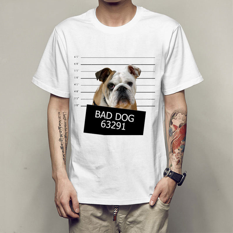 Dog Lovers T-shirt / Funny Dog Jail Busted / Men / Teen