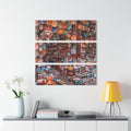 Moroccan Market Triptych Acrylic Print — Colorful Ceramic Pottery from Safi, Morocco Wall Art