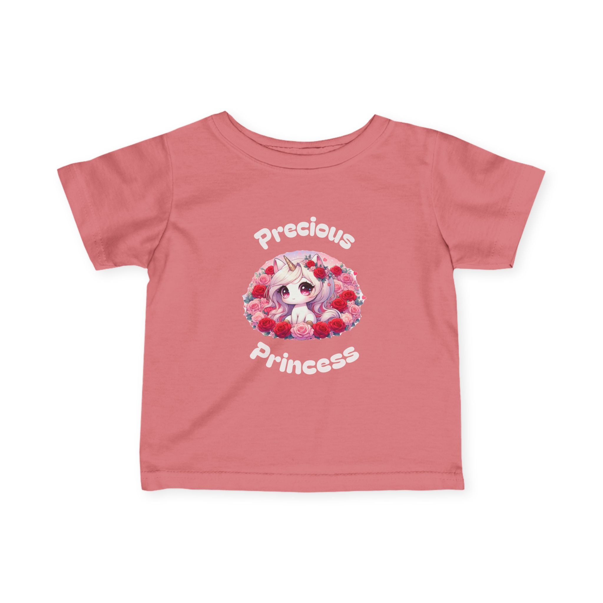 Cute Unicorn Infant Tee with Roses - Adorable Baby T-Shirt Gift