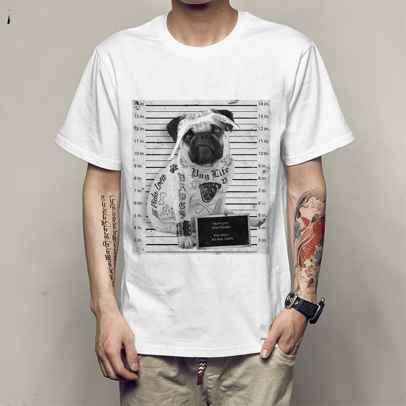 Dog Lovers T-shirt / Funny Dog Jail Busted / Men / Teen
