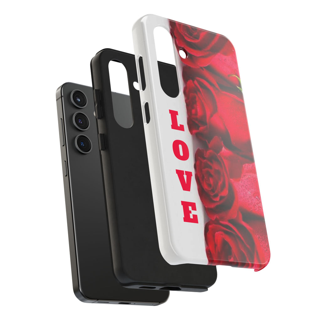 Romantic Rose Love Phone Case - Floral Valentine's Gift