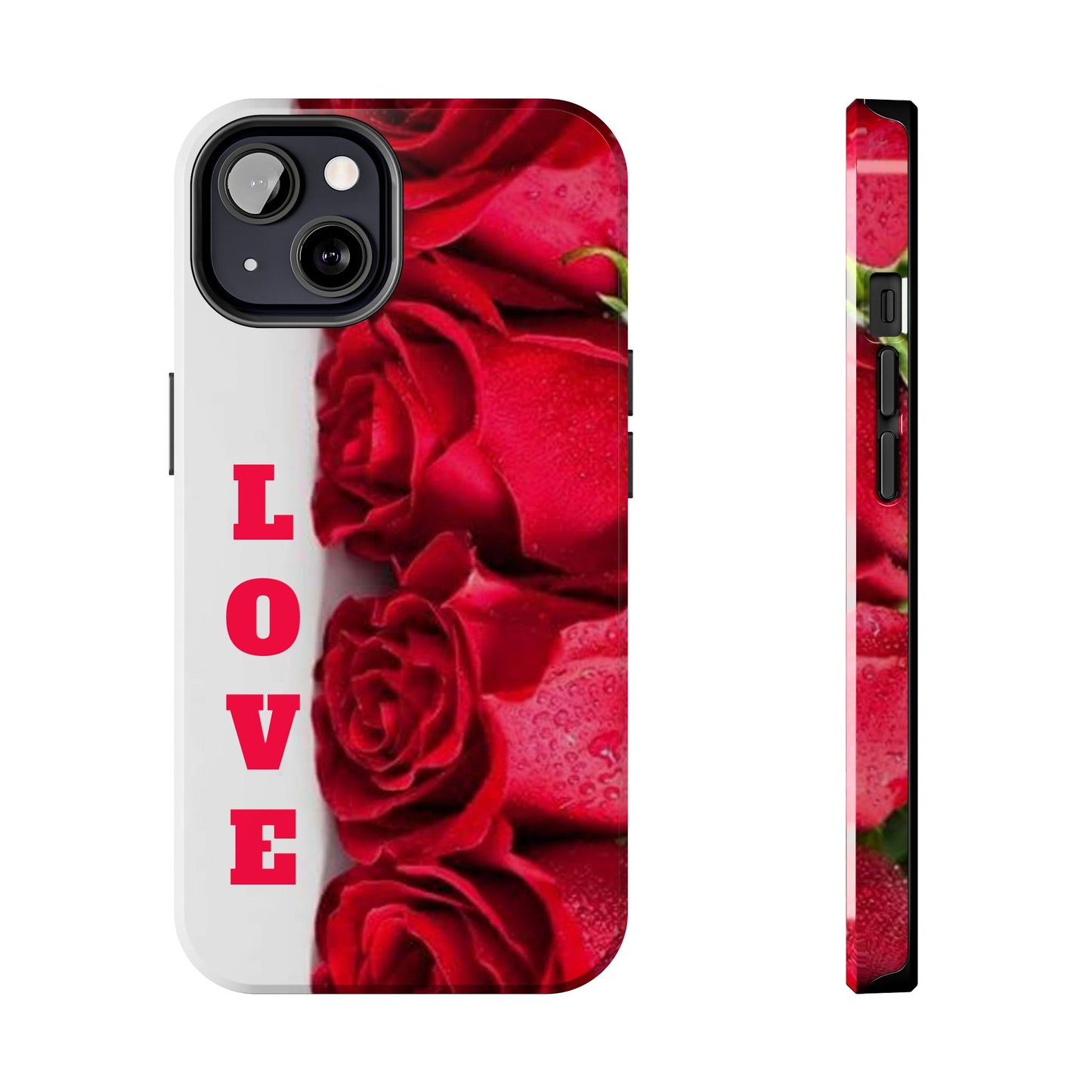 Electronics / Tech & Gadgets: Romantic Rose Love Phone Case, Valentine's Gift, Floral Protective Cover, Cute Phone Accessory, Thoughtful Gift Idea