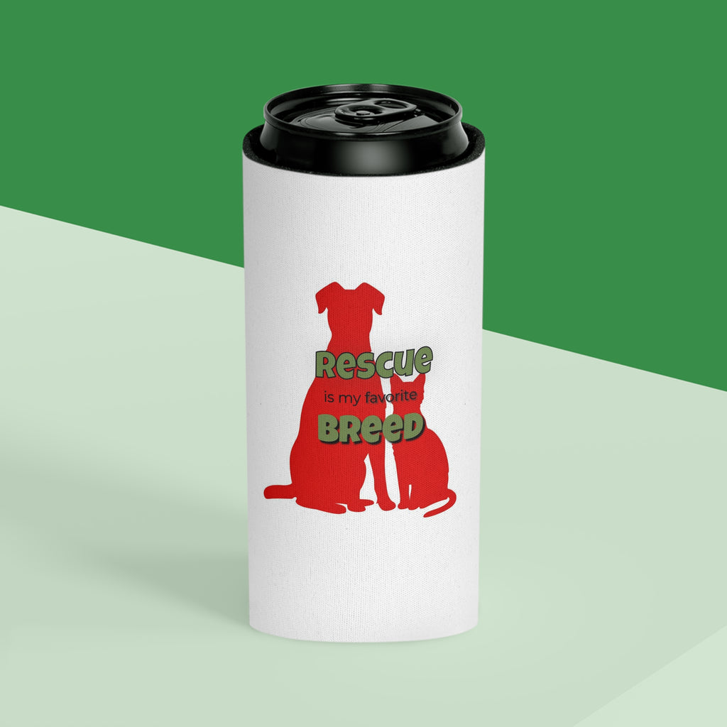 Can Cooler - Rescue Is My Favorite Breed / Rescues First Not Buy Dog Lover Can Cooler