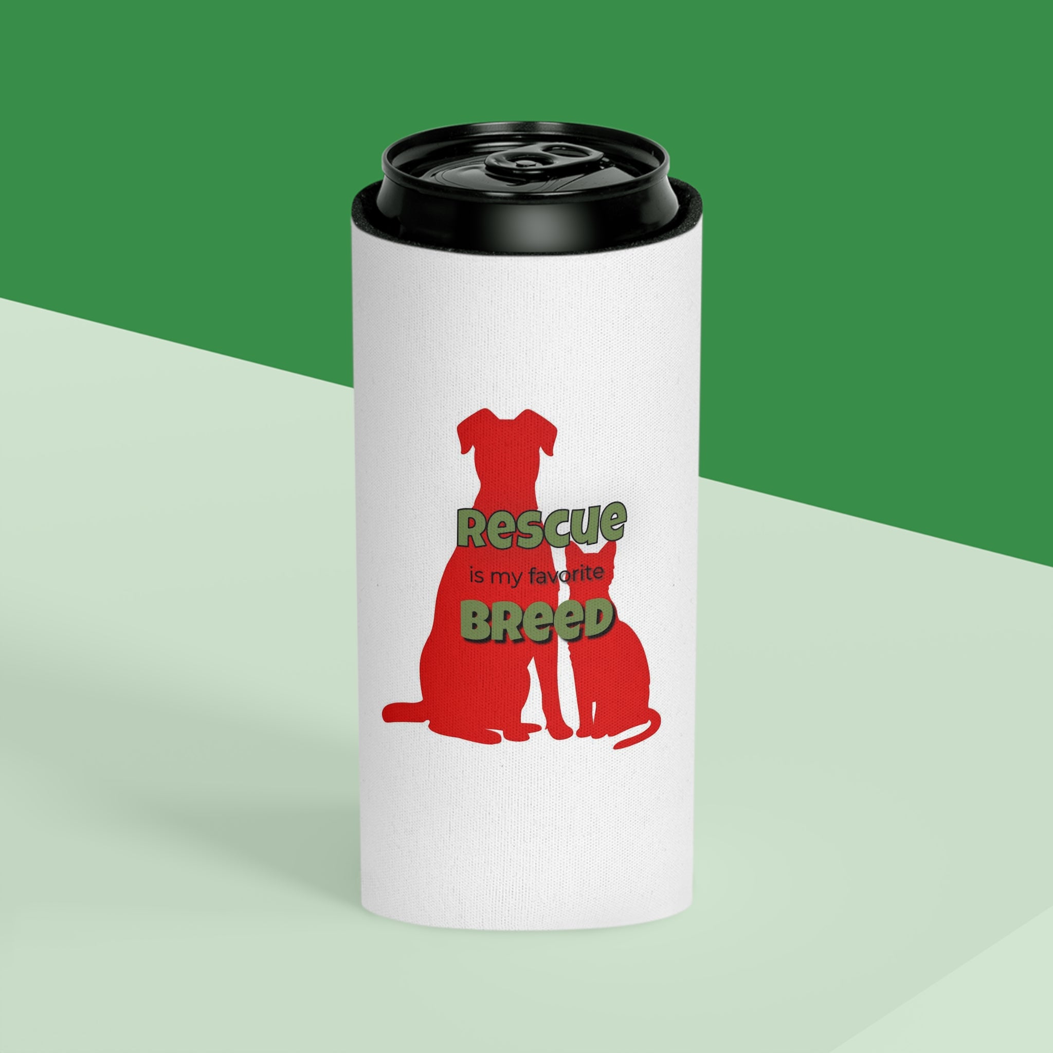 Can Cooler - Rescue Is My Favorite Breed / Rescues First Not Buy Dog Lover Can Cooler